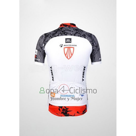 Trek Ropa Ciclismo Culotte Corto 2012 Mangas Cortas Blanco y Gris